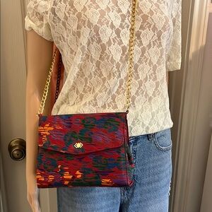 Vintage J. Renee Colorful Patterned Women's Purse